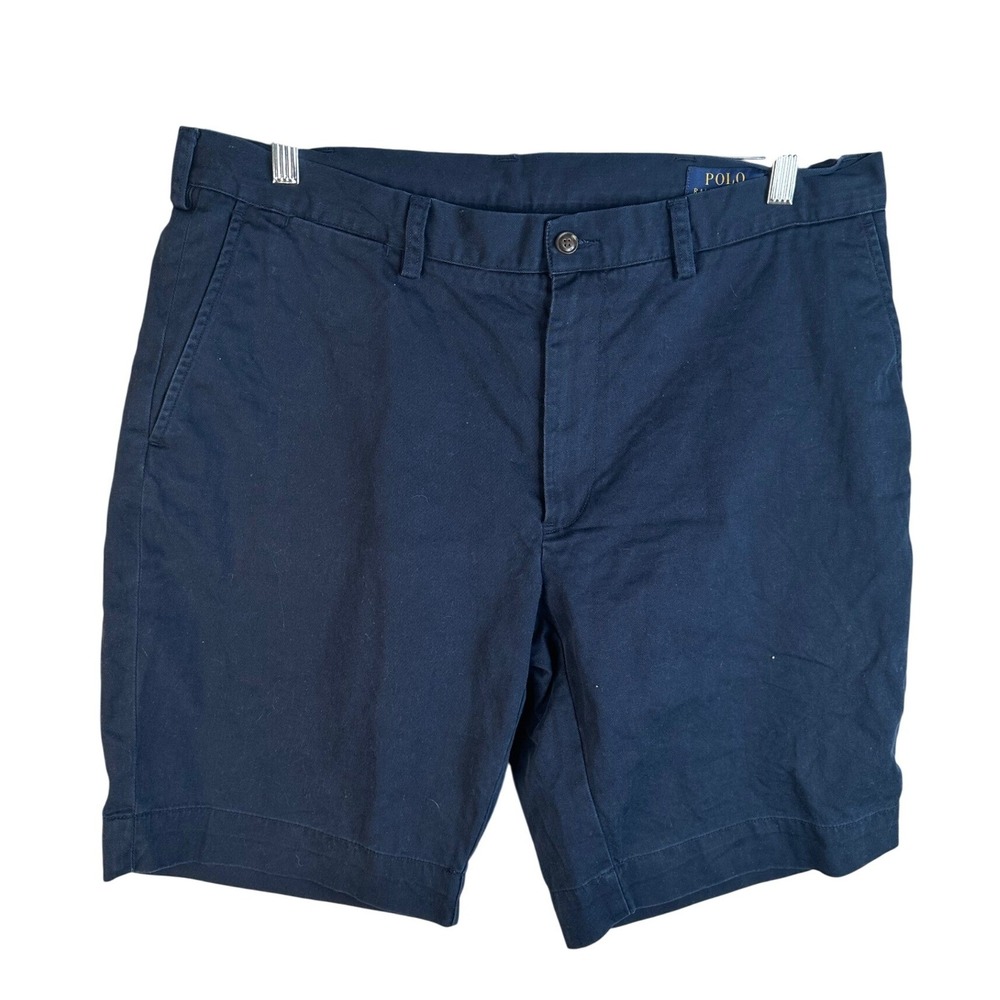 Polo Ralph Lauren Men's Navy Blue Classic Fit Chino Shorts Size 36